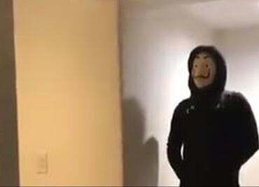 Jugador de Monarcas se disfraza de 'La Casa de Papel'