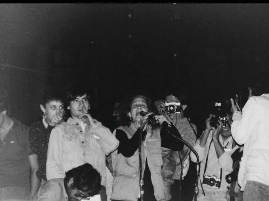 Claudia Sheinbaum Pardo con Rosario Ibarra. Foto: Tomada de X