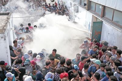 Protestas de migrantes en islas griegas causan alerta