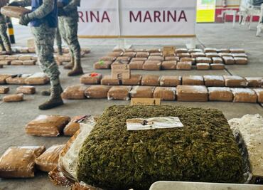 Marina asegura 330 kilos de marihuana en puerto de Veracruz; iba a exportarse vía marítima
