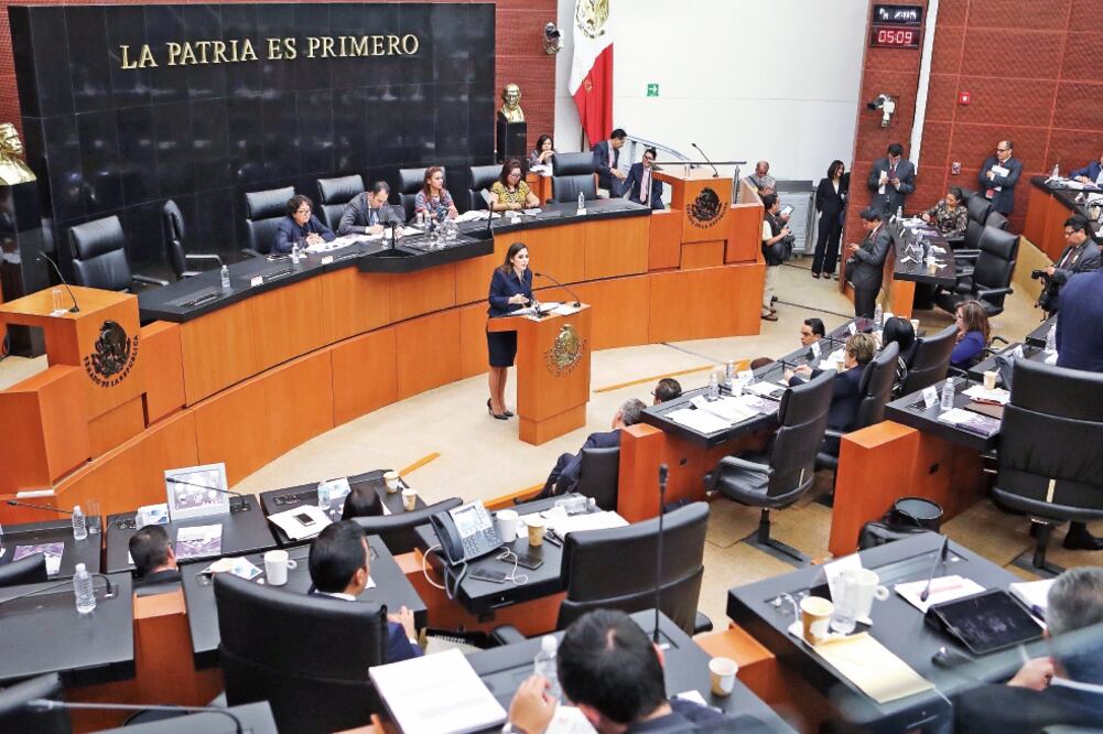 Al acudir a la Comisión Permanente del Congreso para entregar el Informe de Labores 2015 del Inai, Ximena Puente explicó a los legisladores que los ciudadanos han presentado sus requerimientos de información por diversos medios (LUCÍA GODÍNEZ)