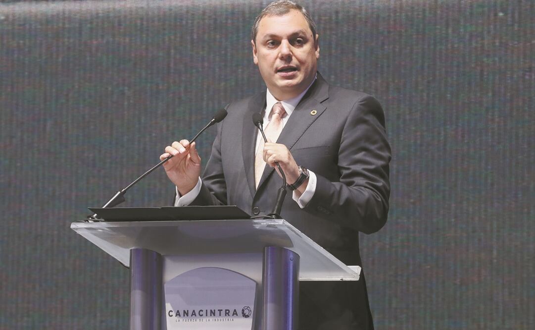 Foto: Presidente de la Canacintra, Enoch Castellanos (Archivo / EL UNIVERSAL)