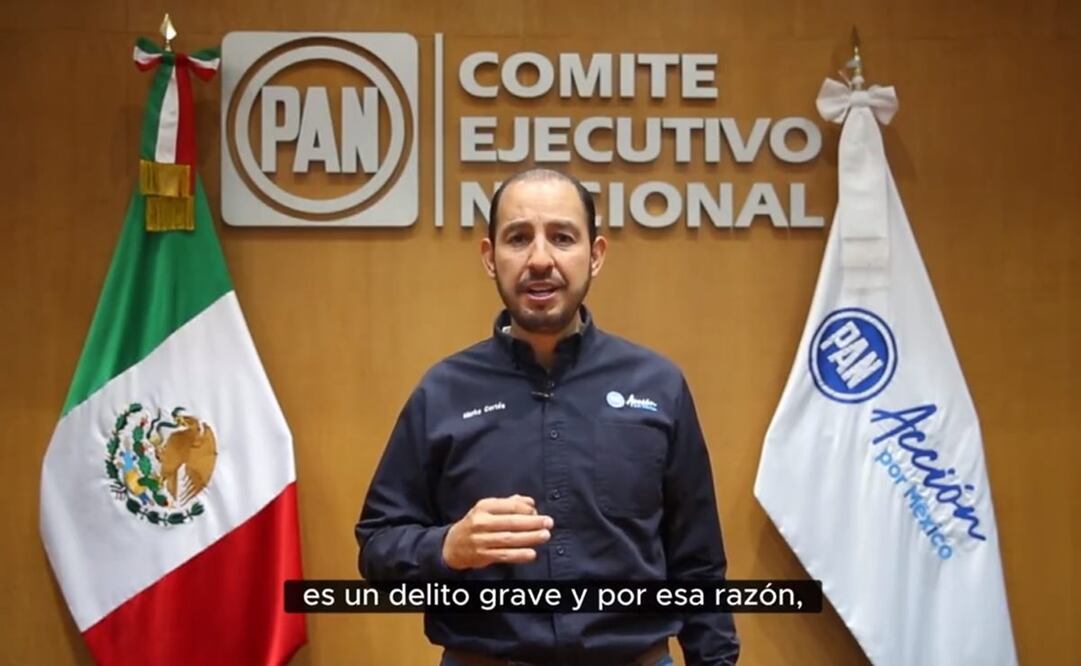Líder del PAN, Marko Cortés. Foto: X