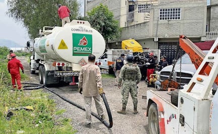 Recuperan 9 mil litros de combustible en Edomex
