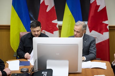 Carney se reúne con Zelensky previo a encuentro con Trump; primer ministro anuncia 2 mil 500 mdd más de ayuda para Ucrania