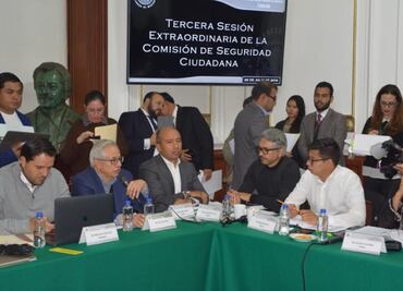 Oposición en Congreso local denuncia "rasurada" de 44 artículos en dictamen sobre Ley de Seguridad Ciudadana