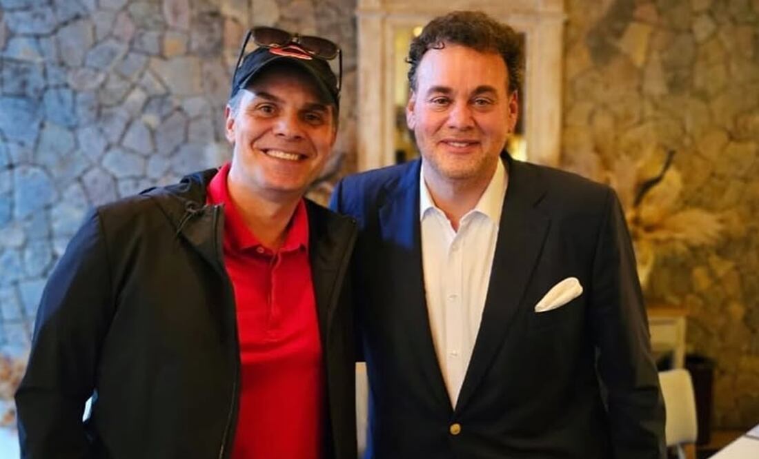 David Faitelson se rinde ante Christian Martinoli / Foto: @cmartinolimx en Instagram