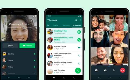 WhatsApp ya permite unirse en cualquier momento a llamadas grupales 