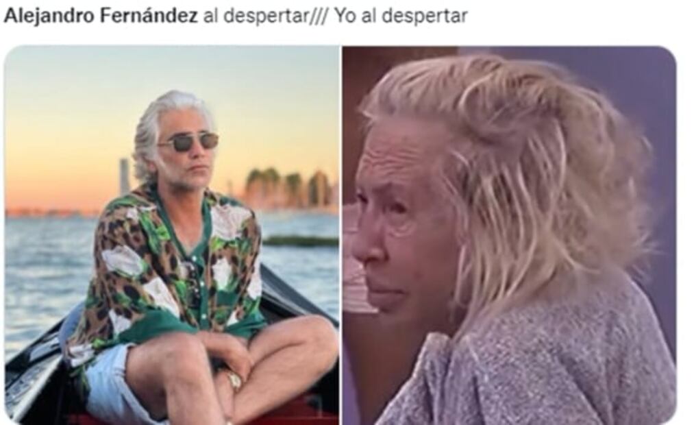 Los memes que dejó el último look de Alejandro Fernández