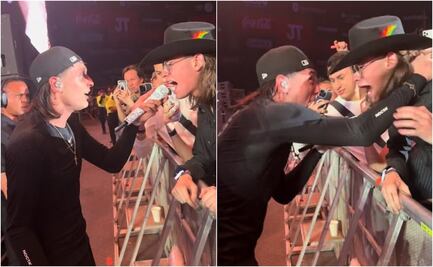 TikTok: Peso Pluma canta con influencer Eugenio Esquivel en concierto de Monterrey