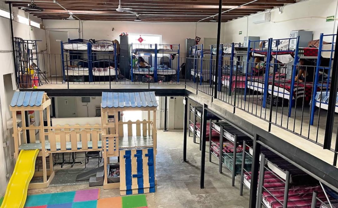 La Casa del Migrante llegó a recibir a más de 400 personas en los momentos de mayor demanda. En estos días registra una ocupación menor a 100 extranjeros. (28/02/2025) Foto: Paola Gamboa | El Universal