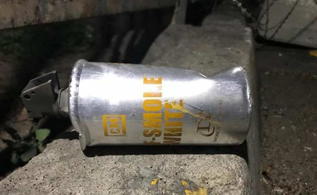 Agentes de EU disparan granada de humo y cae en suelo mexicano durante simulacro