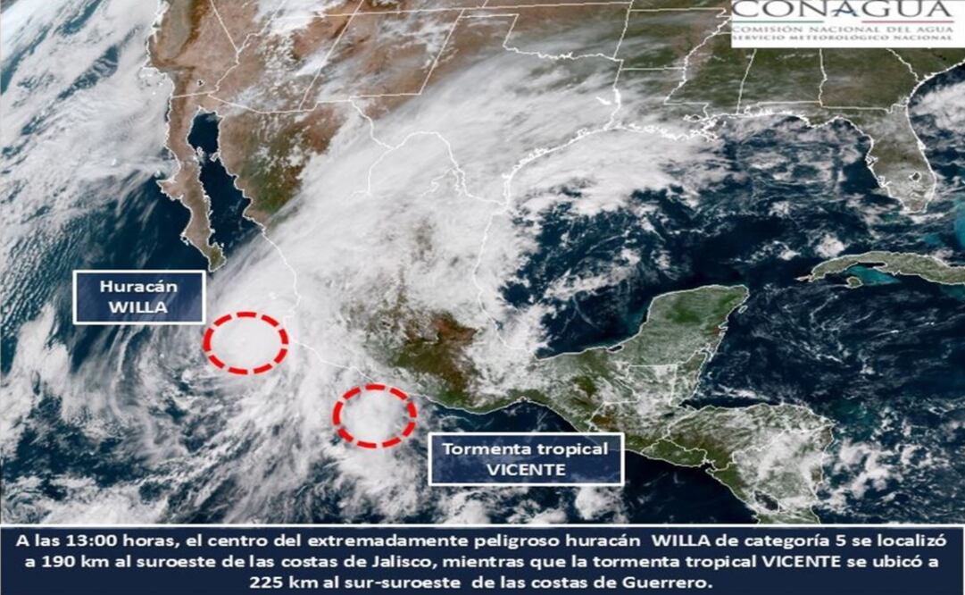 Foto tomada del portal del Twiiter @Conagua_clima
