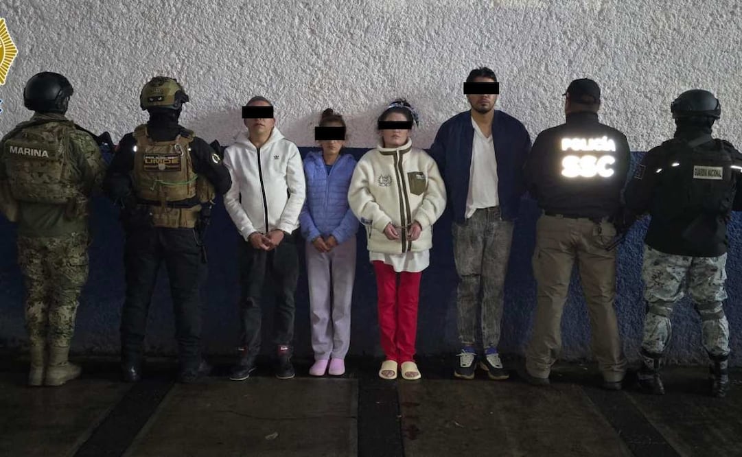 Caen cuatro presuntos integrantes de una facción de la Unión Tepito; estarían vinculados con “El Irving”. Foto: Especial.