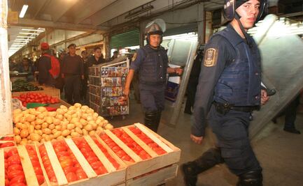 Realizan Operativo Rastrillo en la Central de Abasto