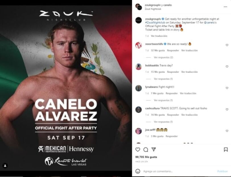 Canelo Álvarez y la lujosa fiesta que tendrá tras pelear contra Golovkin