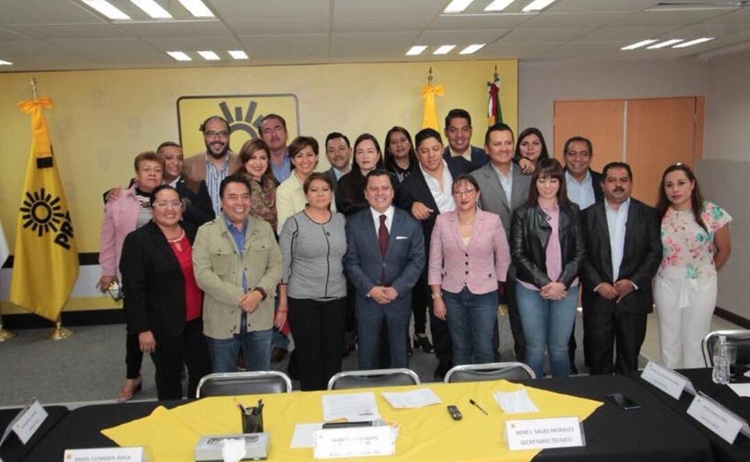 El PRD designó a Ricardo Gallardo como coordinador y a Verónica Juárez como vicecoordinadora. Foto: Twitter @RG_SLP