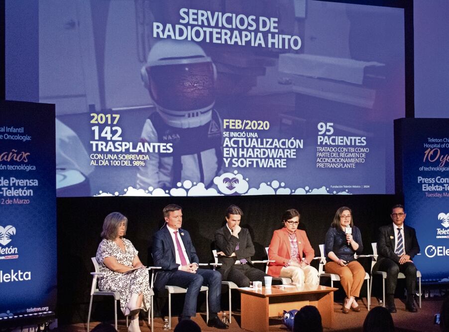 El Teletón y la compañía Elekta dieron a conocer tecnología de punta para atender a los niños con cáncer. Foto: de Abril Angulo. El Universal