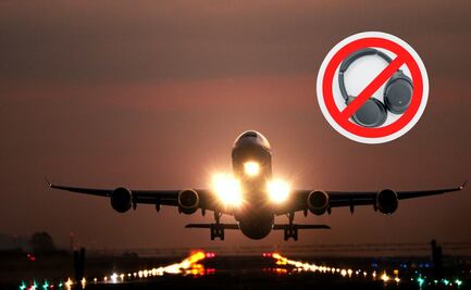 Por qué no puedes usar audífonos en el despegue y aterrizaje de un avión