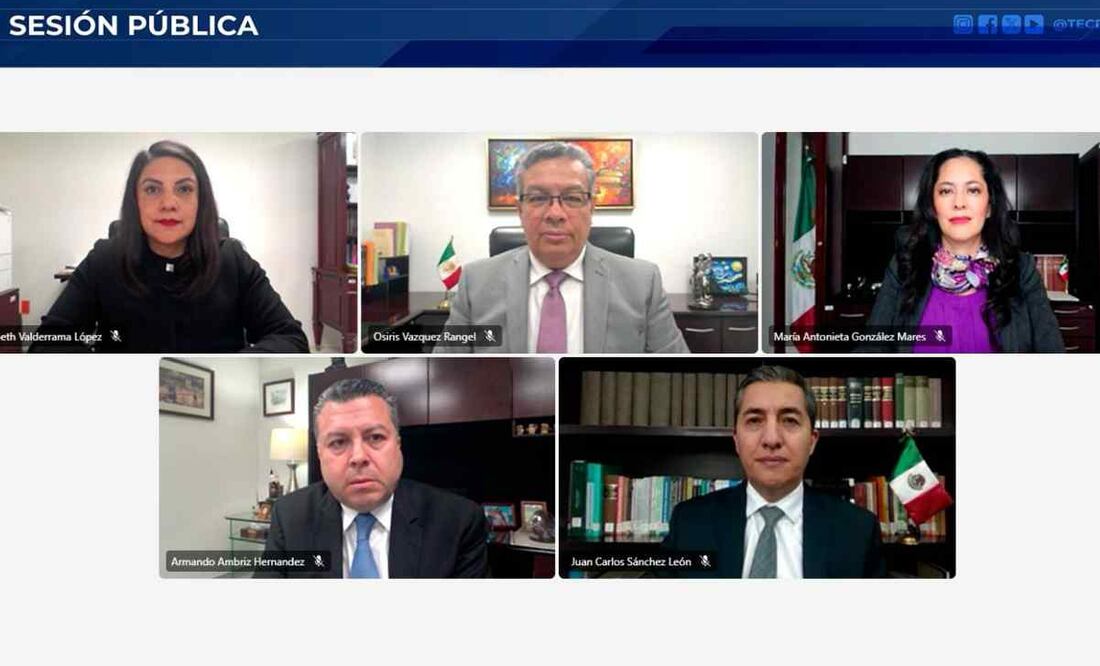 Este asunto se decidió gracias al voto de calidad del presidente interino del TECDMX, Armando Ambriz, pues la votación había quedado empatada. Foto: Especial