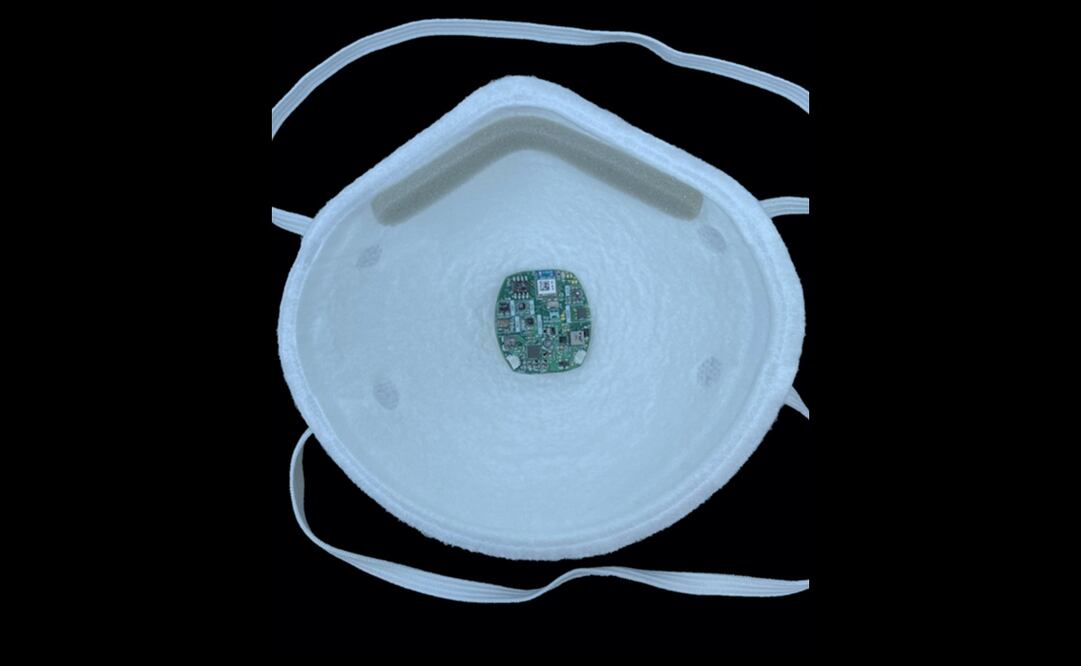 “Facebit”, cubrebocas inteligente. Foto: Aureka Alert!