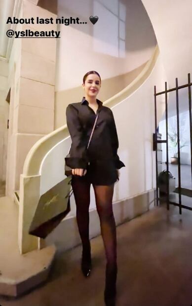 Hija de Biby Gaytán arma su outfit con prendas de sus papás