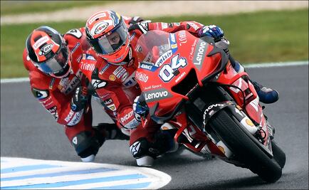 Aparatoso accidente en el Gran Premio de Australia de motociclismo
