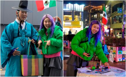 Chingu amiga lleva artesanías "mexas" a Corea del Sur; vende bolsas y alebrijes