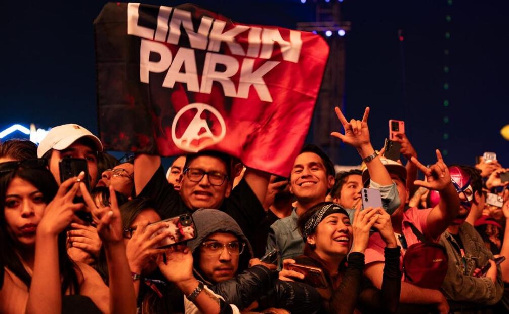 Linkin Park en el Corona Capital 2025. Foto: Hugo Salvador / EL UNIVERSAL