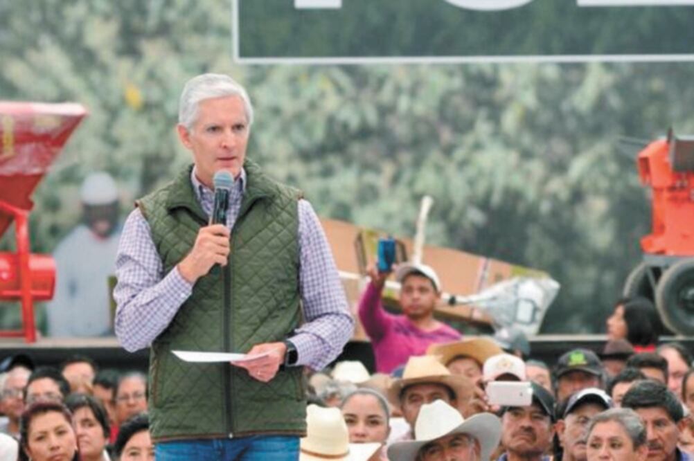 Recursos. Alfredo del Mazo anunció una inversión de 40 mdp para el campo mexiquense. Foto: ESPECIAL