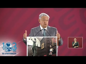 AMLO da seguimiento a jueces para acabar con la impunidad