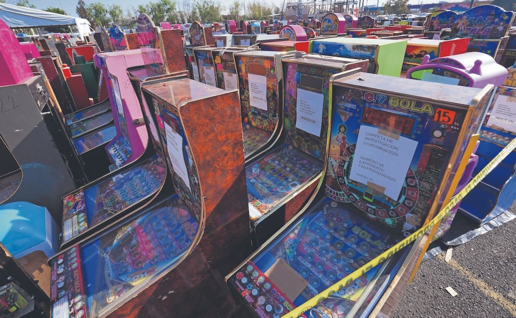 Estas máquinas funcionan como el cobro de piso en pequeños comercios, señaló Rubén Ortega, especialista en temas de seguridad. Foto: Especial