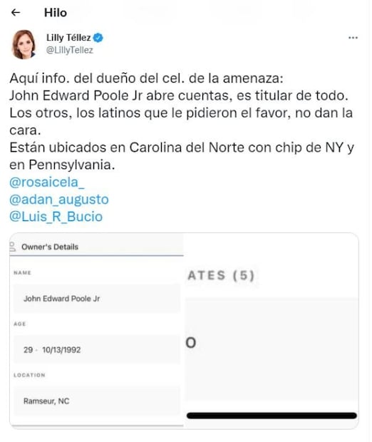 “Esto de changoleón te va pesar”: Lilly Téllez denuncia presuntas amenazas del CJNG