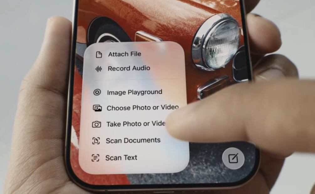 Otra de las quejas de Liquid Glass es que daña la legibilidad de los íconos y el texto. Foto: Apple