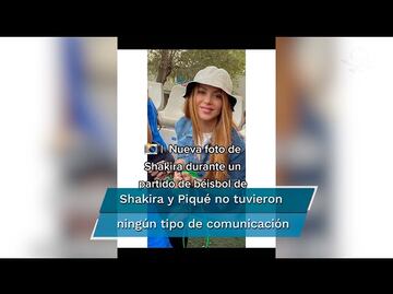 Juntos pero no revueltos; Shakira y Piqué se reencuentran en partido de beisbol