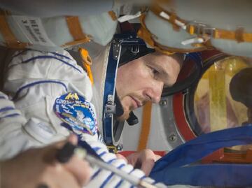 Así vivieron los astronautas de la nave Soyuz su lanzamiento a órbita