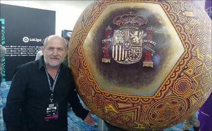 La combinación de César Menchaca del arte huichol con el deporte