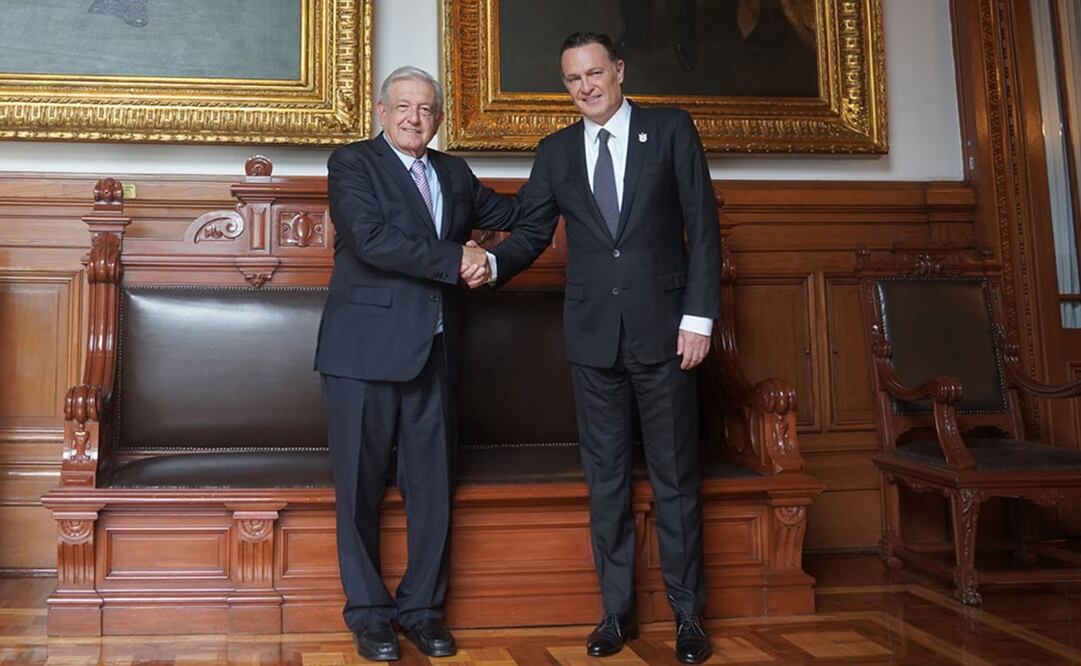 El pasado 16 de octubre, el gobernador se reunió con el Presidente en Palacio Nacional para revisar diversos temas de la entidad. Foto: Fernanda Rojas / EL UNIVERSAL