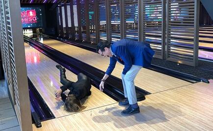 Martha Figueroa pierde el equilibrio y sufre caída