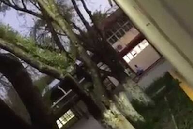 Alumnos se toman 'selfies' en plena balacera en Reynosa