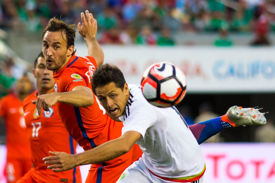 "Chicharito" Hernández durante los Cuartos de Final de la Copa América Centenario 2016 - Foto: Imago7