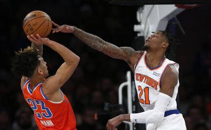 Los Knicks fueron sorprendidos por OKC en el Madison Square Garden