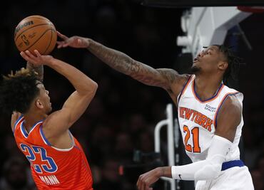 Los Knicks fueron sorprendidos por OKC en el Madison Square Garden