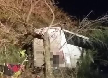 Vuelca autobús con 30 pasajeros en Tamaulipas; reportan algunos lesionados