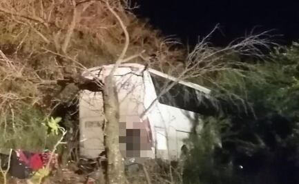 Vuelca autobús con 30 pasajeros en Tamaulipas; reportan algunos lesionados