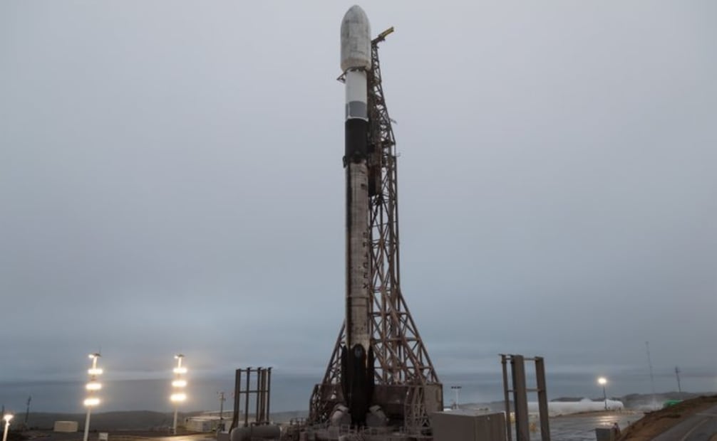 Cohete Falcon 9. Foto: X @SpaceX