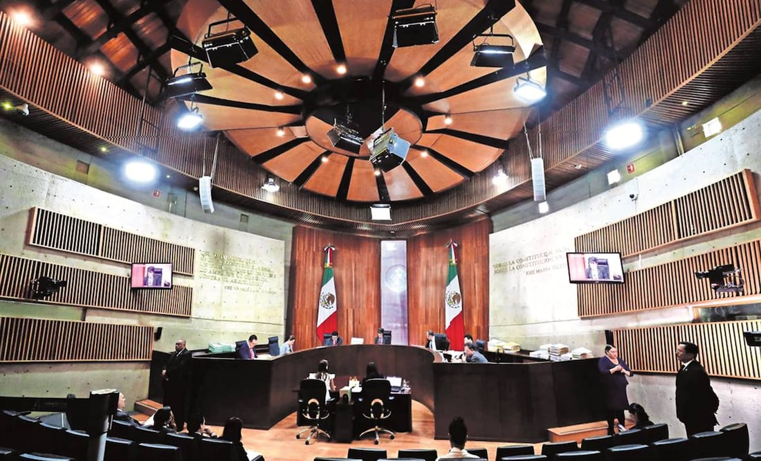Sala Superior del Tribunal Electoral del Poder Judicial de la Federación. Foto: Alejandra Leyva/EL UNIVERSAL