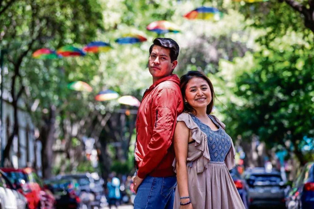 Kenlly Pacheco y Rubí Toledo coincidieron en que la CDMX puede ser referente en la inclusión de la comunidad LGBT+, Foto: Diego Simón / EL UNIVERSAL