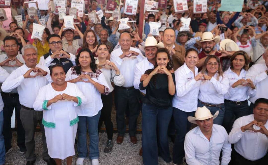 Gobierno de Puebla da 65 millones de pesos a las y los productores de los municipios pertenecientes a Xicontepex y Huachinango (07/11/2025). Foto: Especial