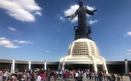 En Guanajuato, miles visitan el santuario del Cristo Rey este fin de semana largo